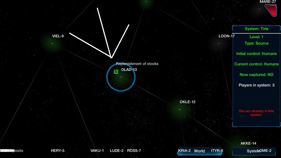 Quest icon on Star map.