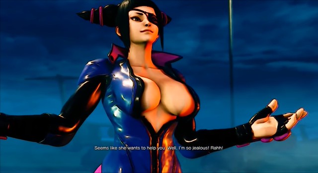 Street Fighter 5 - Juri Boob Enhancement