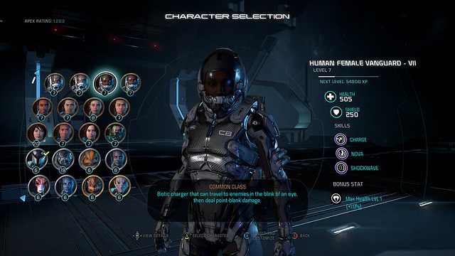 Mass Effect Andromeda Multiplayer Customization