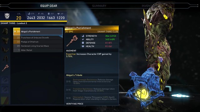 Injustice 2 - Swamp Thing Gear