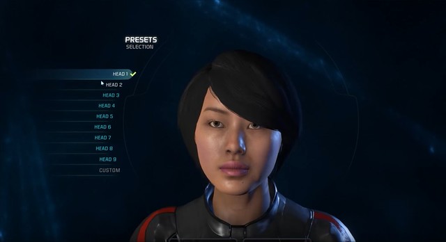 Mass Effect Andromeda - Female Head 1