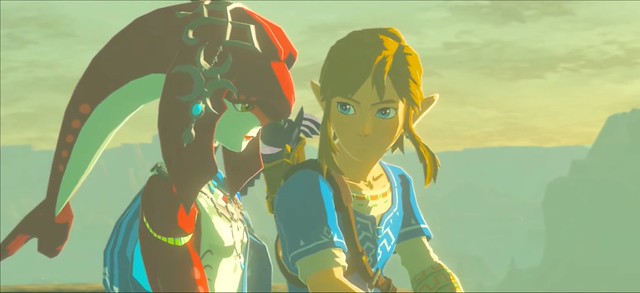 Legend of Zelda Breath of the Wild - Link and Mipha