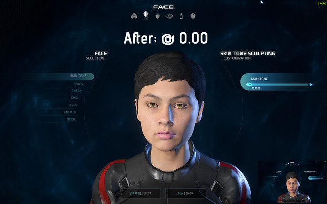 Mass Effect: Andromeda Pale Skin mod