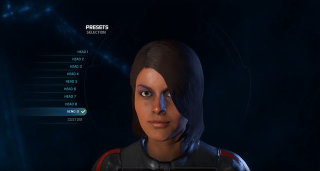 Mass Effect Andromeda - Female Head 9