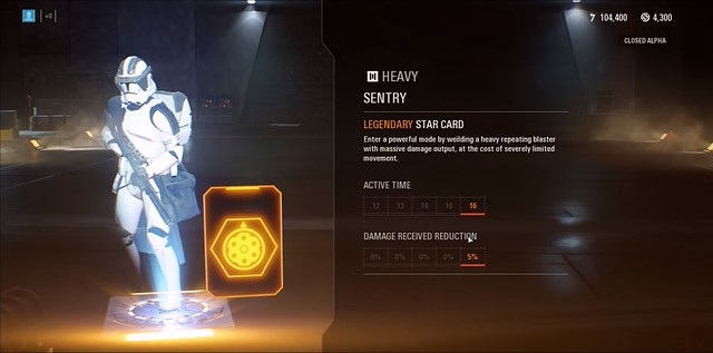 Star Wars Battlefront 2 - Heavy Sentry Legendary Star Card