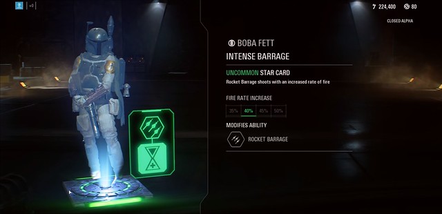 Star Wars Battlefront 2 - Boba Fett Star Card