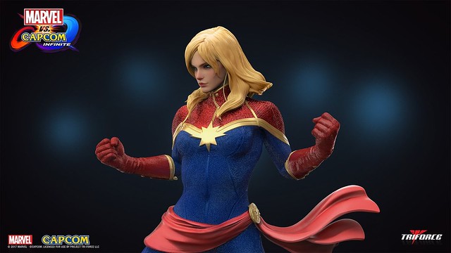 Marvel vs Capcom Infinite - Captain Marvel Statue