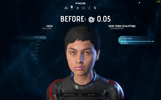 Mass Effect: Andromeda Pale Skin mod