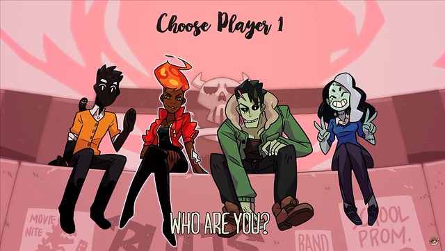 Monster Prom - Character Selection Screen