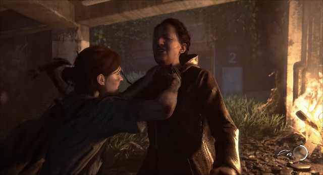Last of Us Part 2 - Ellie Stabs Woman
