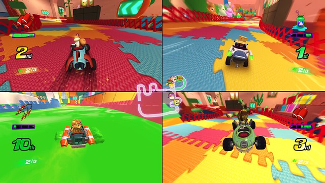 Nickoledon Kart Racer - 4-Player Split-Screen