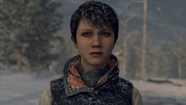 Detroit Become Human - Kara in the Snow