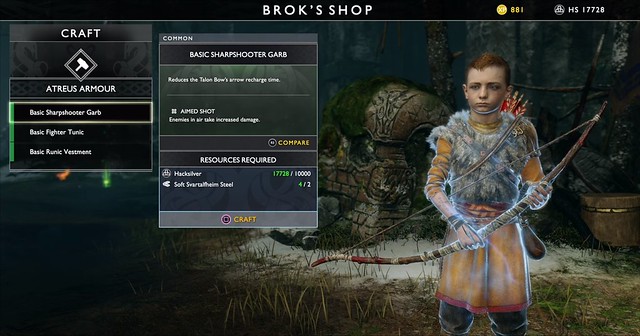 God of War (2018) - Upgrades