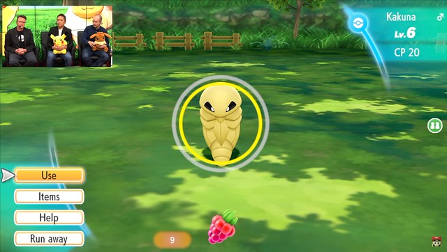 Pokemon Let's Go Pikachu - Pokemon Capture