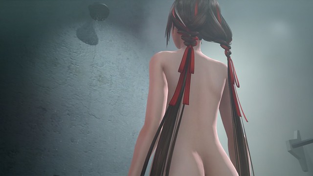 School Girl Zombie Hunter - Shower