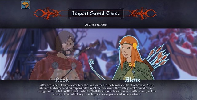 The Banner Saga - Character Selection