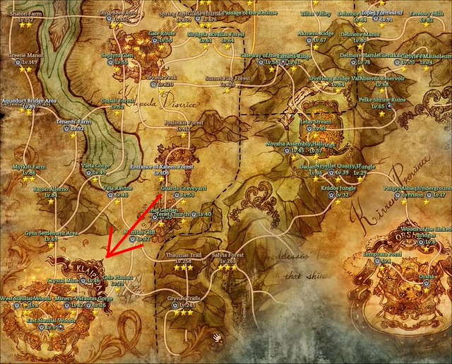 Tree of Savior Map