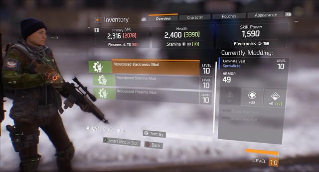 The Division - Gear Mods
