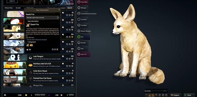 Black Desert Online - Pets