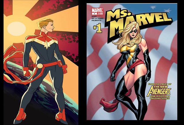 Captain Marvel vs Ms Marvel