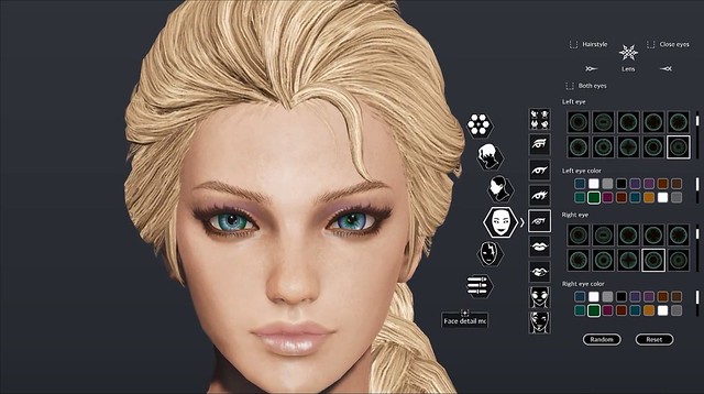 Bless Online Character Creation - Eyes
