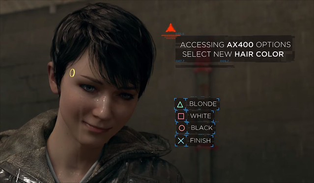 Detroit Become Human - Kara's Hair