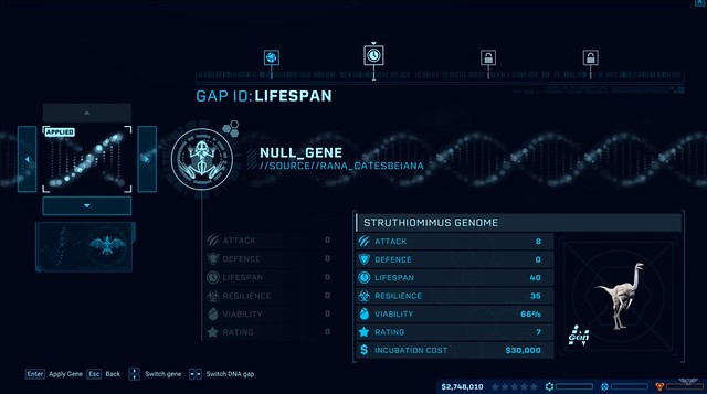 Jurassic World Evolution - Genome Process