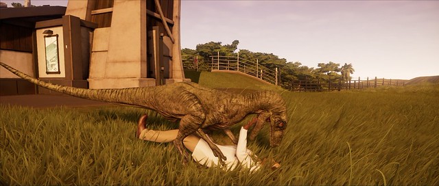 Jurassic World Evolution - Raptor Attack