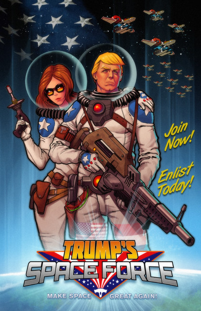 Trump's Space Force - Poster