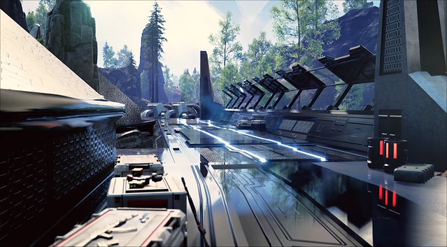 Islands of Nyne - Futuristic Walkway