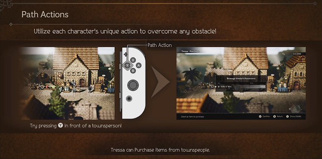 Octopath Traveler - Tressa Merchant Trading