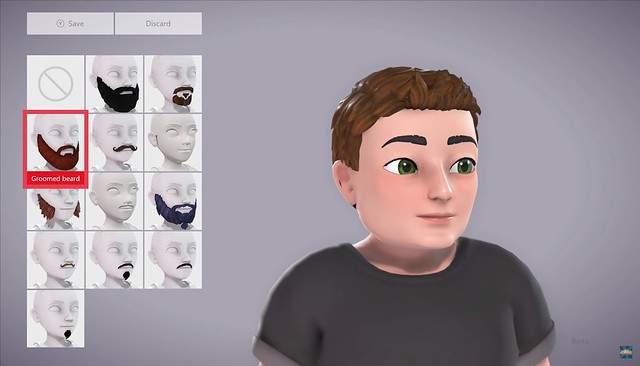 Xbox Avatar - Facial Hair