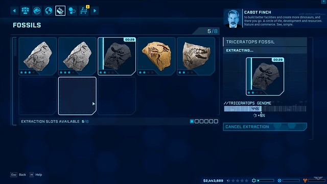 Jurassic World Evolution - Fossil Extraction