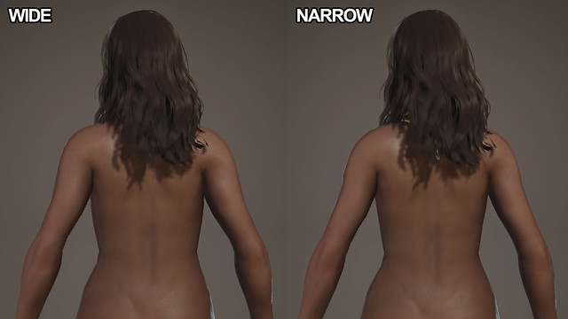 Monster Hunter World - Narrow Wide Nude Mod