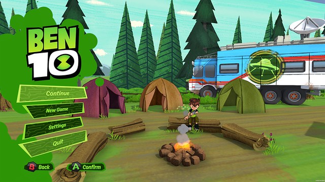 Ben 10 Video Game_menu