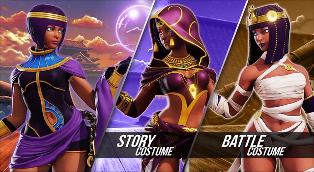 Street Fighter 5 - Menat Costumes
