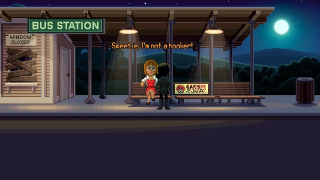 Thimbleweed Park - The Hooker