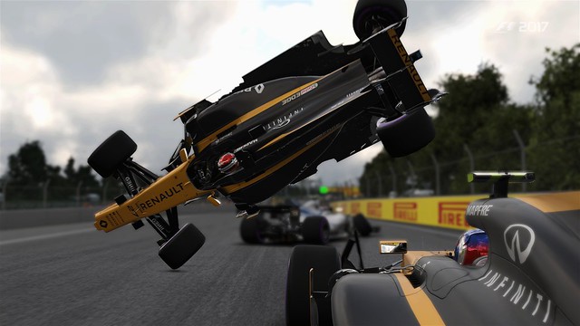 F1 2017 Crash