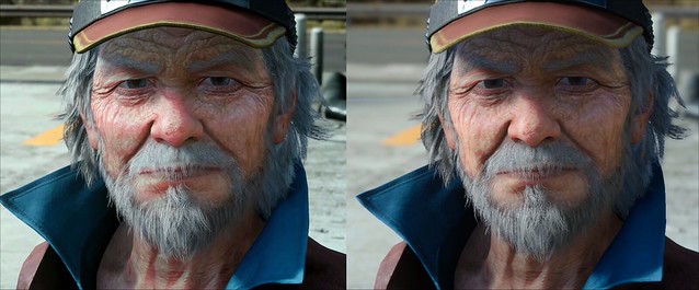 Final Fantasy XV - PC vs PS4 - Subsurface Scattering