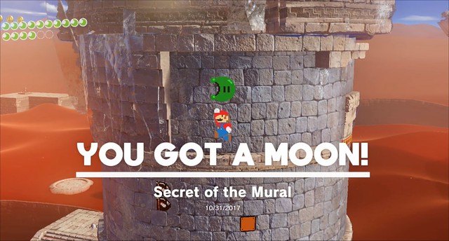 Super Mario Odyssey - Hidden 8-Bit Power Moon