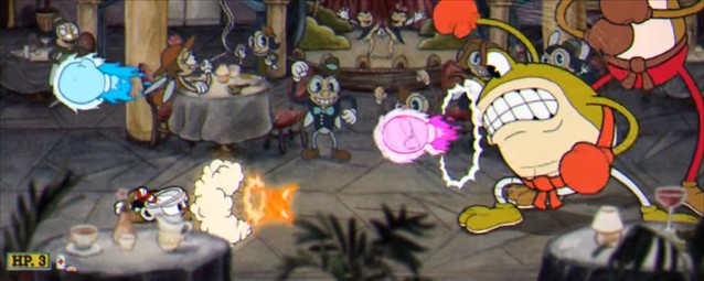 Cuphead - Ribby and croaks Boss