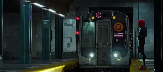 Spider-Man Into The Spider Verse - Subway