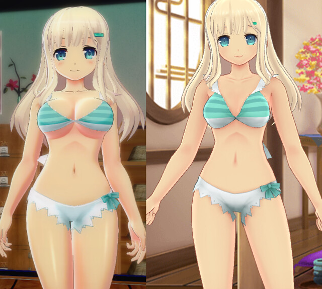 Senran Kagura Peach Beach Splash vs New Link
