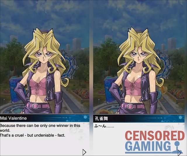 Yu-Gi-Oh Duel Links - Mai Censorship