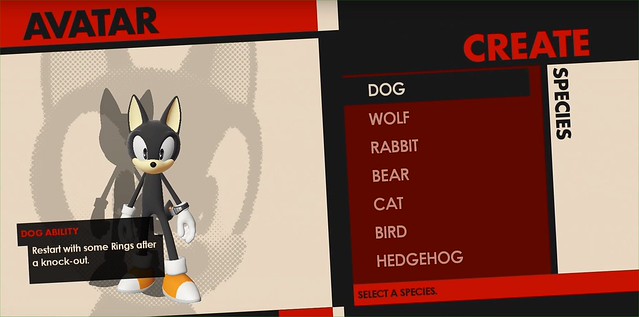 Sonic Forces - Character Creation