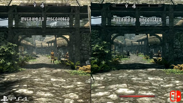 Skyrim - PS4 vs Switch