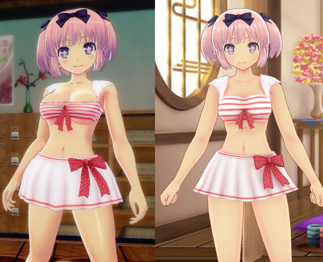 Senran Kagura Peach Beach Splash vs New Link
