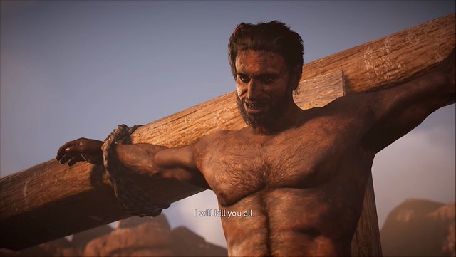 Assassin's Creed Origins - The Hidden Ones - Bayek Crucified