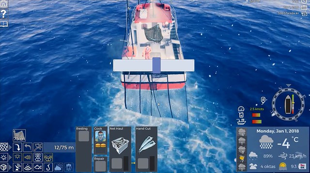 Fishing Barents Sea - Net Casting