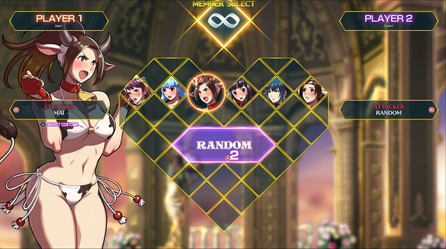 SNK Heroines - Character Select Screen